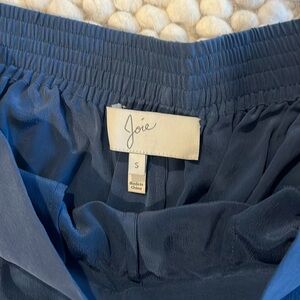 Joie Blue silk joggers
